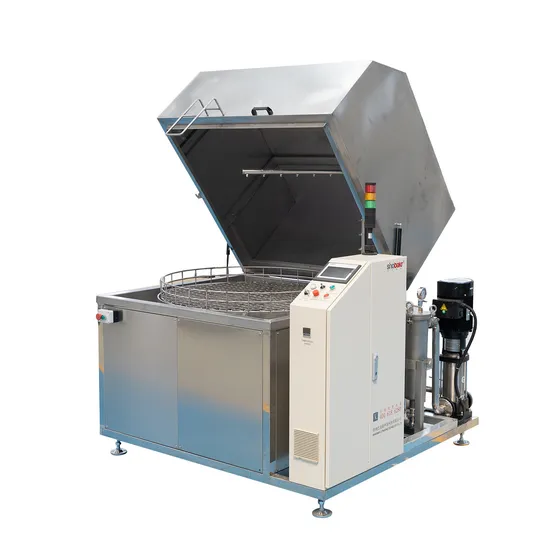 Engine Cylinder High Pressure Spray Cleaning Machine with Rotary Tooling Basket